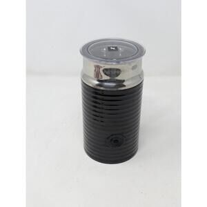 Nespresso Aeroccino 3 Electric Milk Frother Black 3694 Frother w/ Lid - No Base